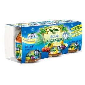 手慢无：亨氏 (Heinz) 清儿润好清新果汁套餐 118ml*12瓶 20.8元