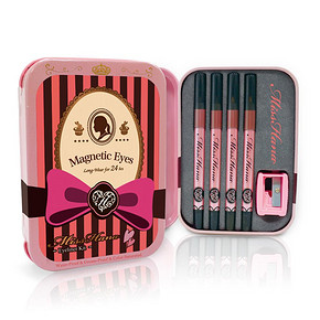 Miss Hana 花娜小姐 不晕染防水眼线胶笔4支 铁盒珍藏版 55元包邮(券后)