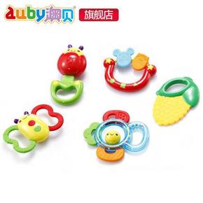 澳贝 牙胶摇铃5件装礼盒 可高温消毒放心煮  33元包邮