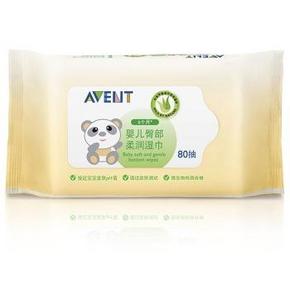 飞利浦 AVENT 新安怡 婴儿臀部柔润湿巾80抽 9.9元(还可99-30)