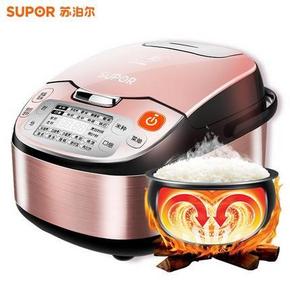 10点：SUPOR 苏泊尔 CFXB40FC838-75 智能球釜电饭煲4L 194元包邮(前5000名)