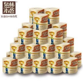 泉林本色 有芯卷纸 本色纸环保用纸 27粒箱装 前500名29.9元