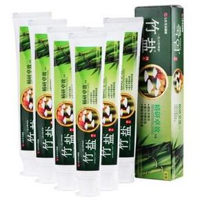 LG竹盐 精研卓效 牙膏 170g*6支  69元，之前119