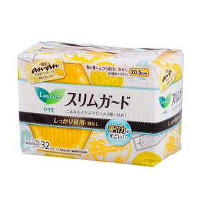 妹纸福利好价！日本花王 乐而雅 卫生巾S系列20.5cm*32片 9元(29-20券)