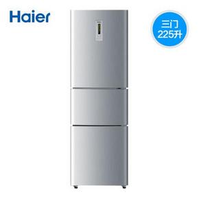 Haier 海尔 BCD-225SLDA 225升 三门家用电冰箱 1999元包邮