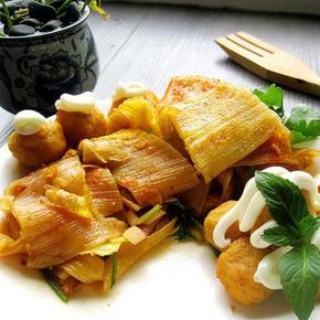 小吃吃出文艺范儿：福姬 东北烤冷面 1500g 送酱料 16.5元包邮