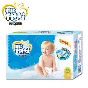 Fitti 菲比 秒吸舒爽纸尿裤中号 M30片x2件(合60片) 28元(买1送1)