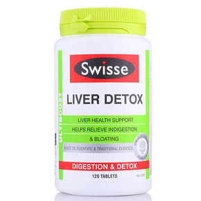 熬夜党必备# Swisse 原装进口 肝脏排毒护肝片 120片 折58元（108,199-100）