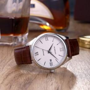 ROSSINI 罗西尼 手表 5577W01B 雅尊商务系列 石英男表 465元，日常669