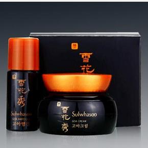 雪花秀GOA 高雅精华+面霜 2件小套  10.8元（送赠品，2件包邮）