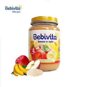 宝宝辅食精品#德国进口 贝唯他 苹果香蕉味果泥 190g  6.3元包邮（8.8，17.6-5）