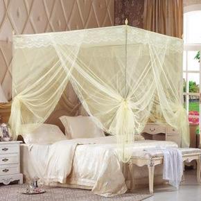 胜伟 床品家纺 双人加大三开门落地宫廷蚊帐 1.5米床  39元(日常69+)