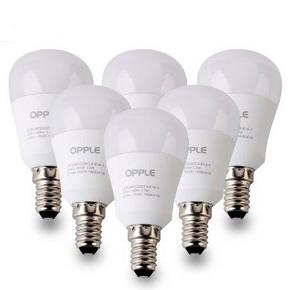 欧普照明 心悦 LED灯泡 3.5W-250-E14-6000K *6只装 69元包邮