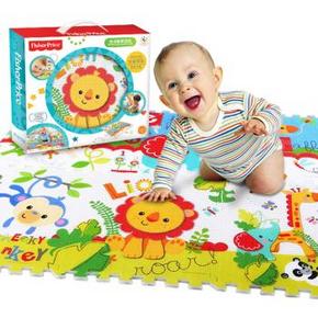 Fisher Price 费雪 双面婴儿拼接爬行垫6片装 79.9元(还有赠品)