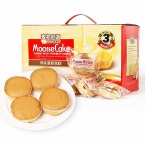 华北站# 麦初心语慕斯蛋糕原味1000g 约25元(49.9，199-100)