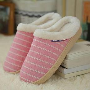 LOVO 格致时光 居家防滑棉拖鞋 3双 49.8元包邮(买2送1)
