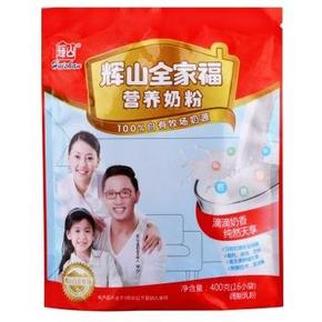 手慢无# 辉山（huishan） 全家福营养奶粉 400g （16小袋）1元(31-30)