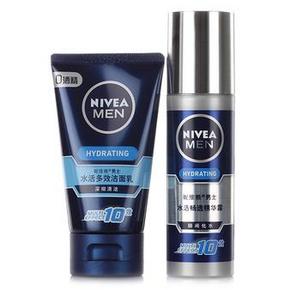 妮维雅 男士水活畅透精华露50g+洁面乳50g 59元包邮