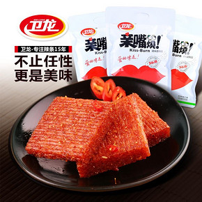 国民零食# 卫龙 亲嘴烧小面筋400g 6.8元包邮