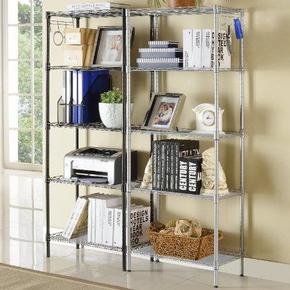 心家宜 金属五层书架 置物架 收纳架 89元包邮