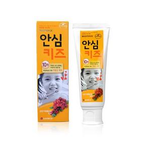 21点手机端# LG生活健康 安心儿童牙膏 越桔味 80克 8元（18-8，日常30+）