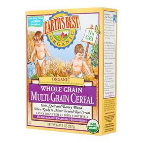 华东地区# Earth's Best 地球最好 多谷物米粉 227g 美国原装进口 10元（限购5件）