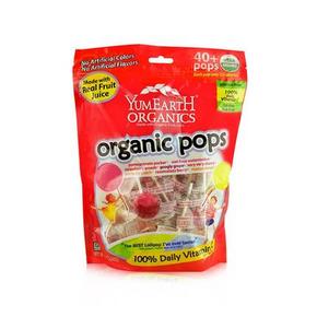 手机端# YUMEARTH 德国 有机天然水果棒棒糖 40+装  29包邮（券后）