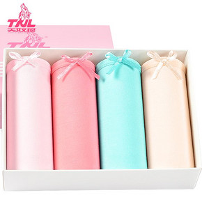 TNL 天奴狼 女士莫代尔纯棉内裤4条装 18.9元包邮(25.8-6.9)