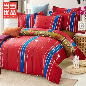 当当优品 全棉斜纹印花家纺四件套 1.5/1.8米 99元包邮(189-90)