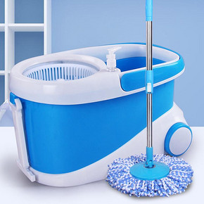 净邦 双驱动旋转家用拖把桶 好神拖 53元包邮