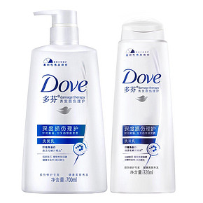 多芬 深度损伤理护洗发乳700ml+320ml 29元(附凑单包邮)