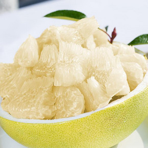 四川眉山 新鲜白肉蜜柚1500g 9.9元包邮