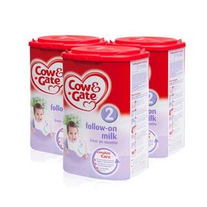 Cow & Gate 英国牛栏 婴幼儿奶粉 2段 900克*3罐 268元(288-20券，折89元/罐，另有)