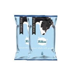 双11预售# 新西兰Milkiwi 中老年成人学生全脂奶粉1kg*2  99元（定金10元）