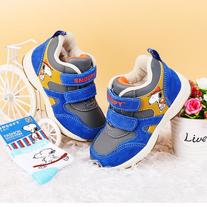 双11预售# 史努比 男女童机能鞋童袜套餐 61元(29定金+32尾款)