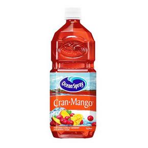 手机端# 进口 优鲜沛 蔓越莓芒果综合果汁 1L  9.9元包邮(日常25元)
