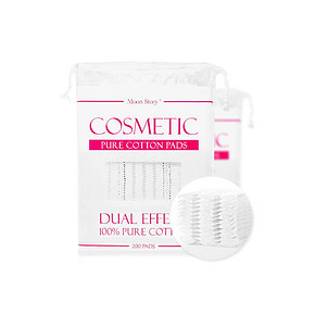萌黛儿 长绒纯棉化妆棉 双面双效200片 8.8元包邮
