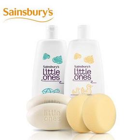 双11预售# 英国进口 Sainsbury's 宝宝洗浴礼包 56元(定金6元)