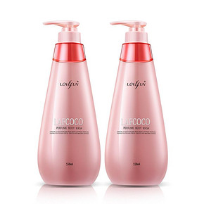拉芳 COCO香氛沐浴露550mlx2瓶 18元包邮(扫码33-15券)