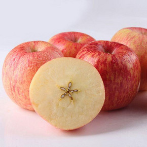 烟台新鲜水果红富士80#果 现摘栖霞苹果5000g 59.9元包邮