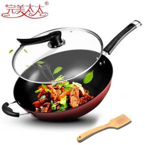 完美太太 WM-2244 无油不粘炒锅 32cm 19.9元包邮