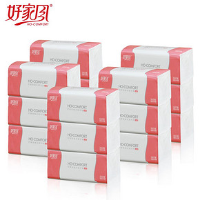 前20秒# 好家风 上品国际系列 抽式面巾纸360张15包x2套 36.6元(买2付1)