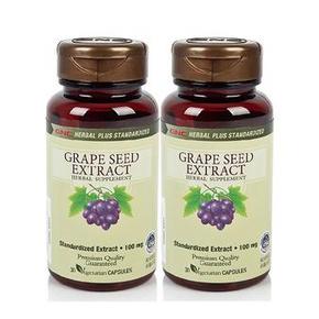 养颜必备# 进口原装 GNC健安喜 葡萄籽精华胶囊 30粒*2瓶 69元包邮