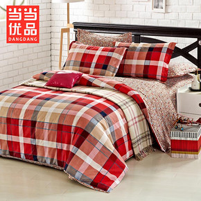 当当优品 全棉斜纹印花四件套 99元包邮(189-90)