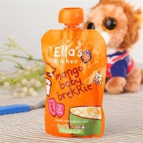 微信端# 艾拉的厨房 Ella’s kitchen吸食芒果早餐泥 100g*2  9.9元
