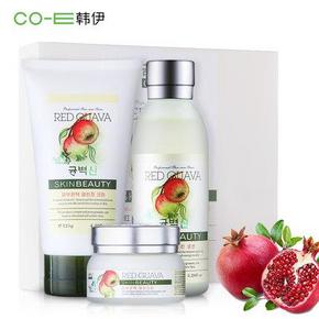 韩伊 红石榴套装洁面乳150g+爽肤水150ML+营养霜50g 19元(79-60券)