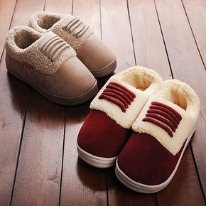 前2分钟# 派尔斐 情侣加厚防滑包跟棉拖鞋 19.8返9.9元