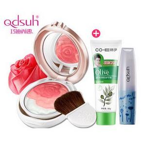 前3000名# 巧迪尚惠 蝶恋玫瑰腮红+唇膏+护手霜 39返19.5元