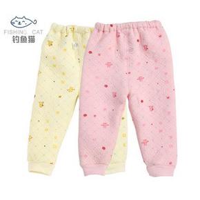 钓鱼猫 0-3岁婴幼儿纯棉可拆档 保暖裤  12.8元包邮(券后)