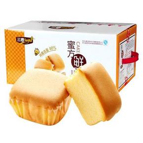 Sanhui三惠 蜜方鲜蛋糕 软蒸小面包2000g(2箱) 34.7元(59.6-24.9)